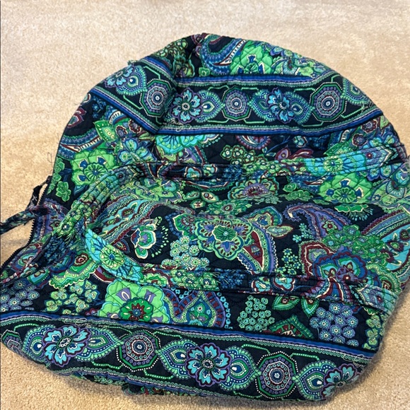 Vera Bradley Floral Garment Bag in Green and Blue - Picture 4 of 8